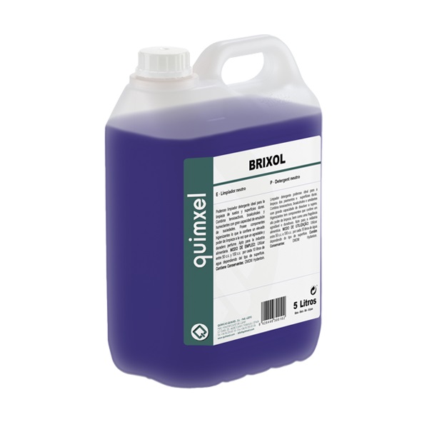 BRIXOL. Detergente aroma mora garrafa de 5 litros.                                                                                                                                                                                                     